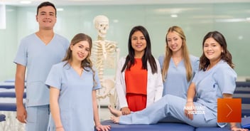 Estudiantes de terapia física y rehabilitación Anáhuac