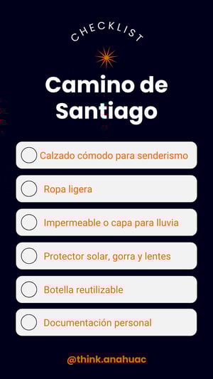 checklist-caminodesantiago