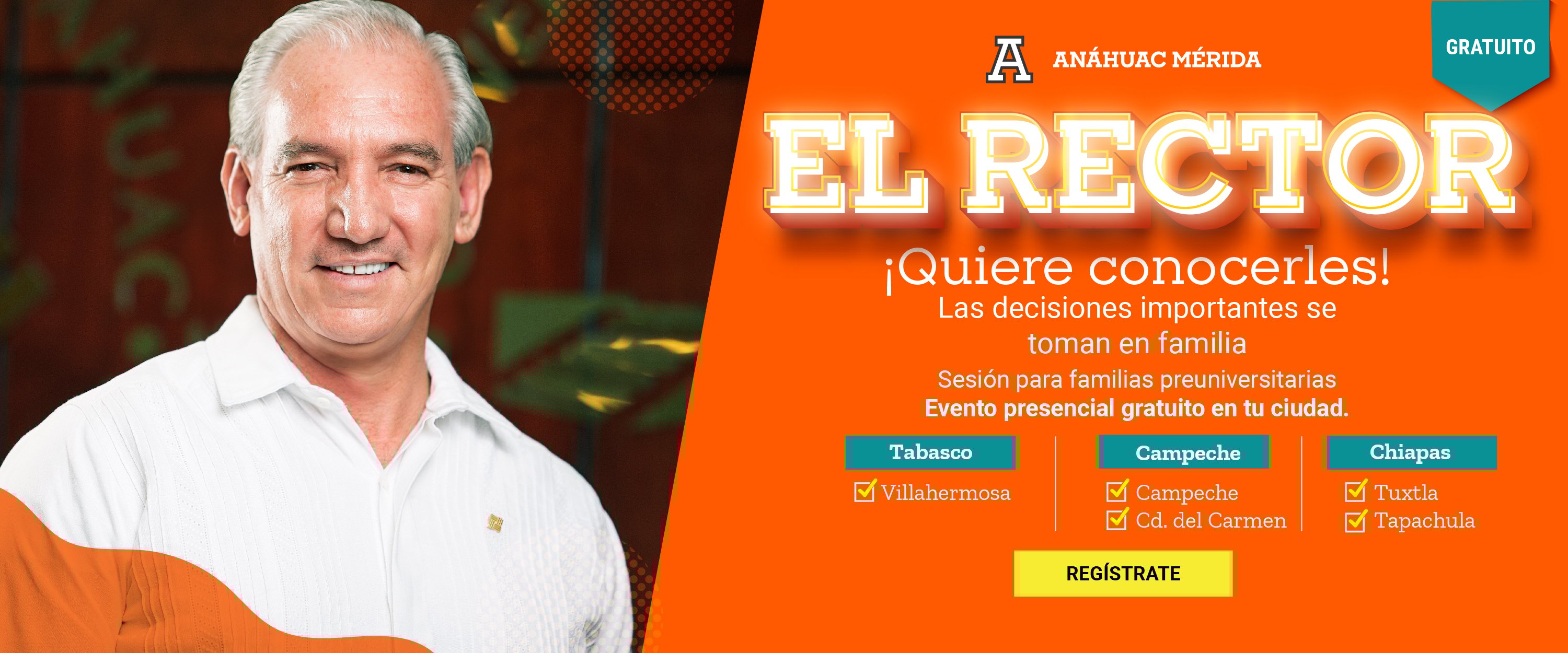 El Rector quiere conocerles
