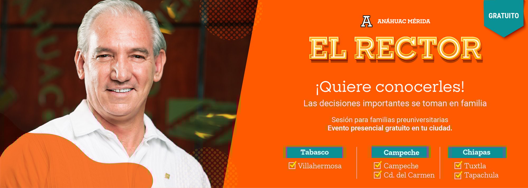 El Rector quiere conocerles