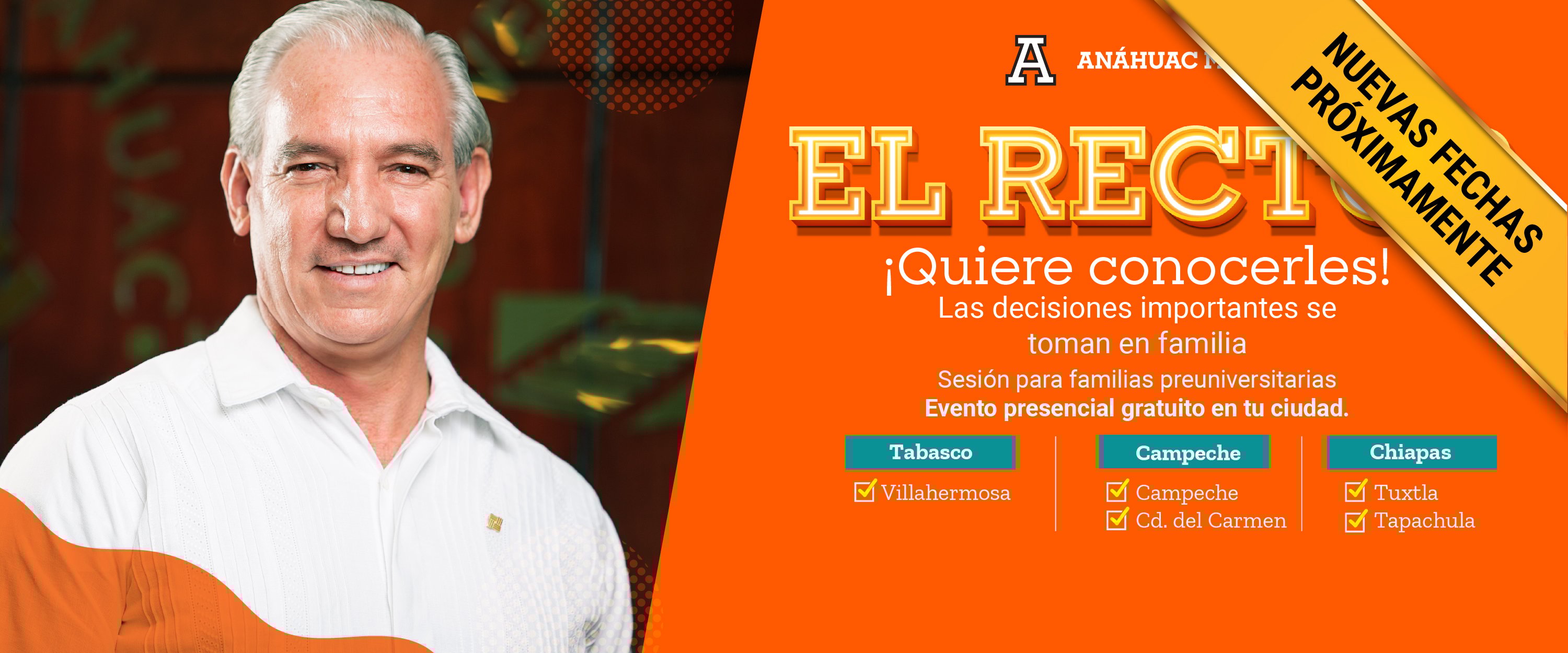 El Rector quiere conocerles