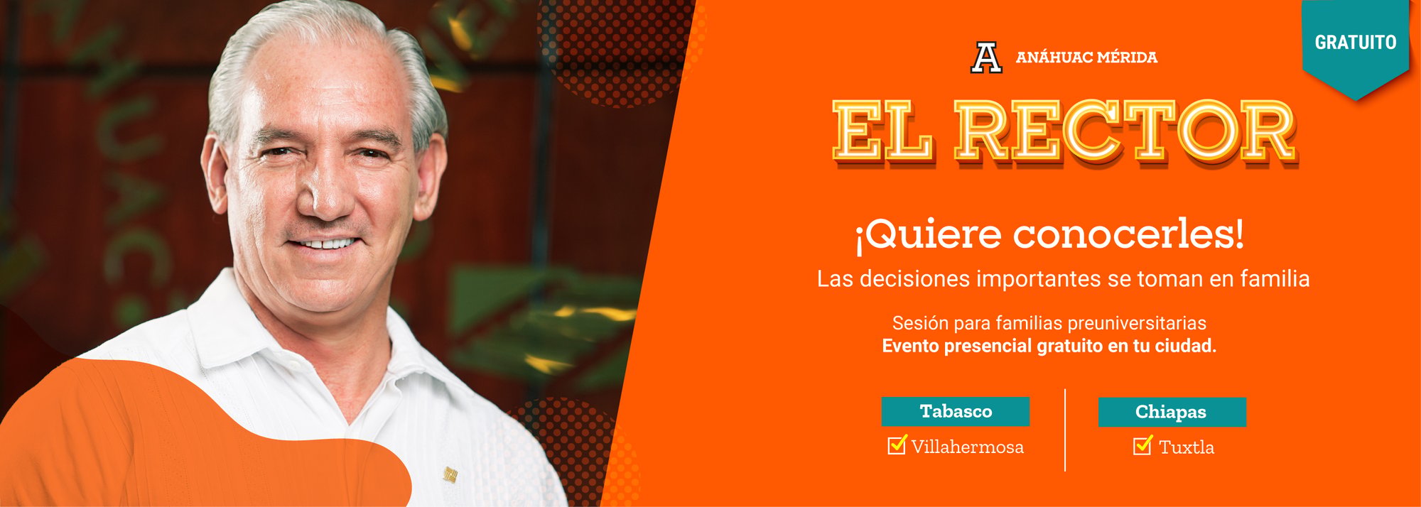 El Rector quiere conocerles