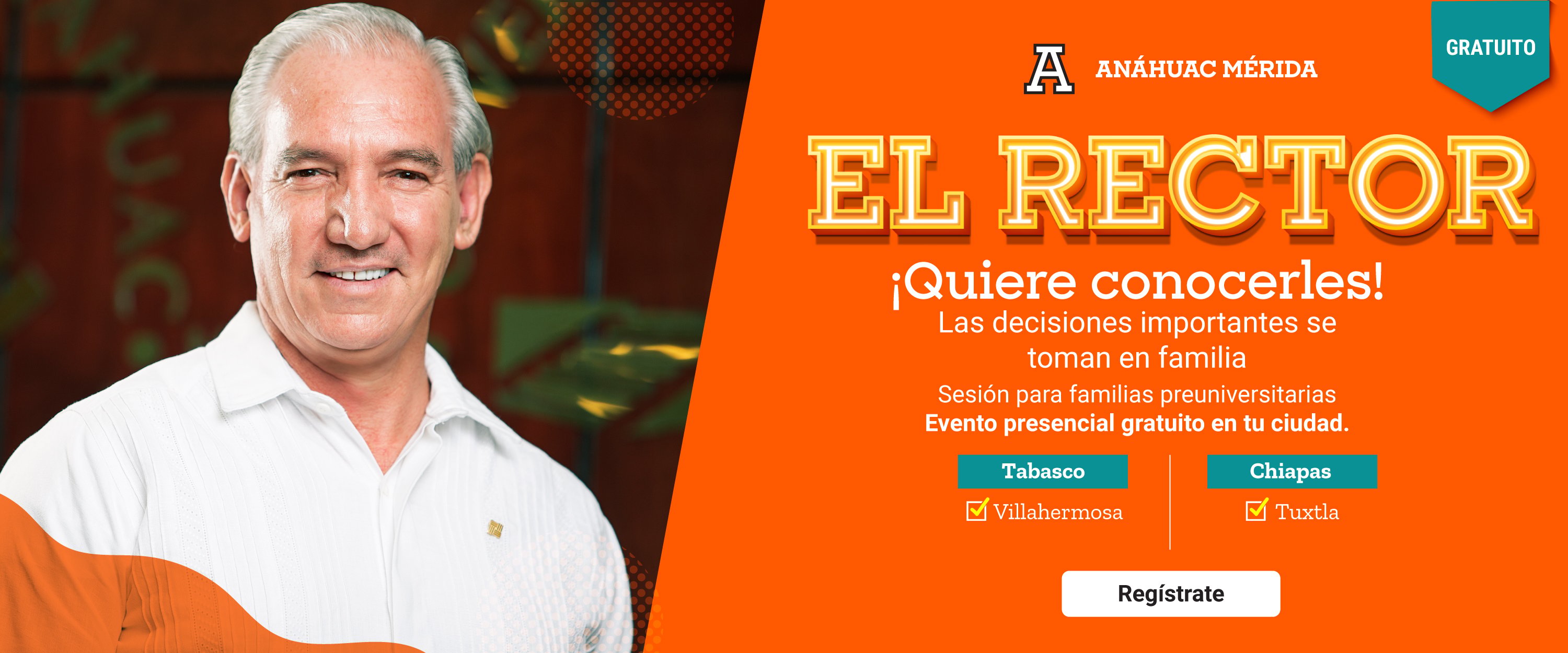 El Rector quiere conocerles
