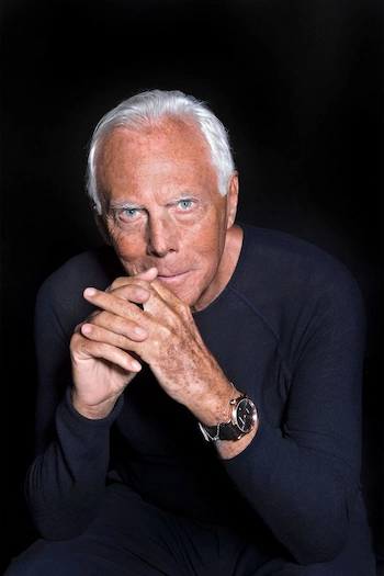 Diseñador Giorgio Armani