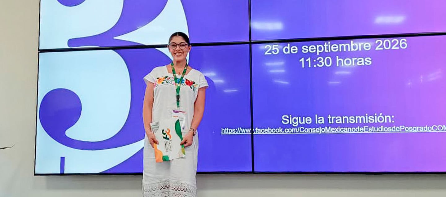 foto del articulo Alumna de Doctorado gana tercer lugar nacional en concurso Three Minute Thesis