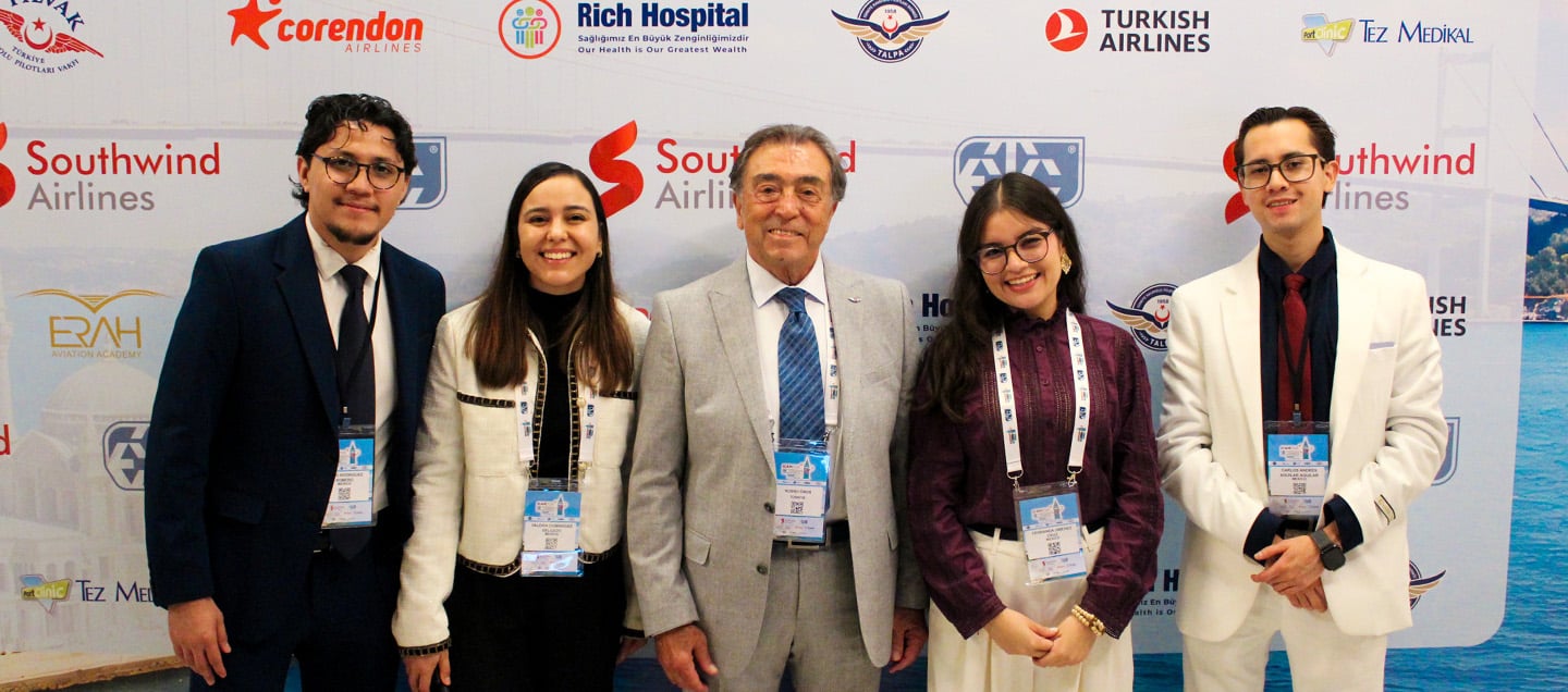 foto del articulo Estudiantes de la Anáhuac Mayab llevan investigación a congreso mundial de medicina aeroespacial