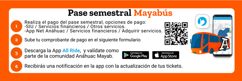 Pase semestras enero - mayo mayabús