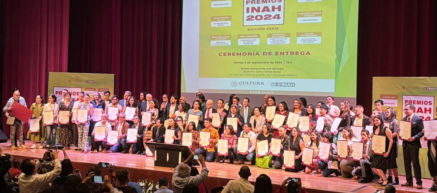 Profesor de arquitectura es galardonado en los Premios INAH 2024