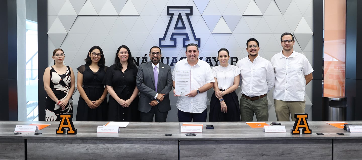 foto del articulo Anáhuac Mayab recibe distintivo nacional como Universidad Promotora de la Salud