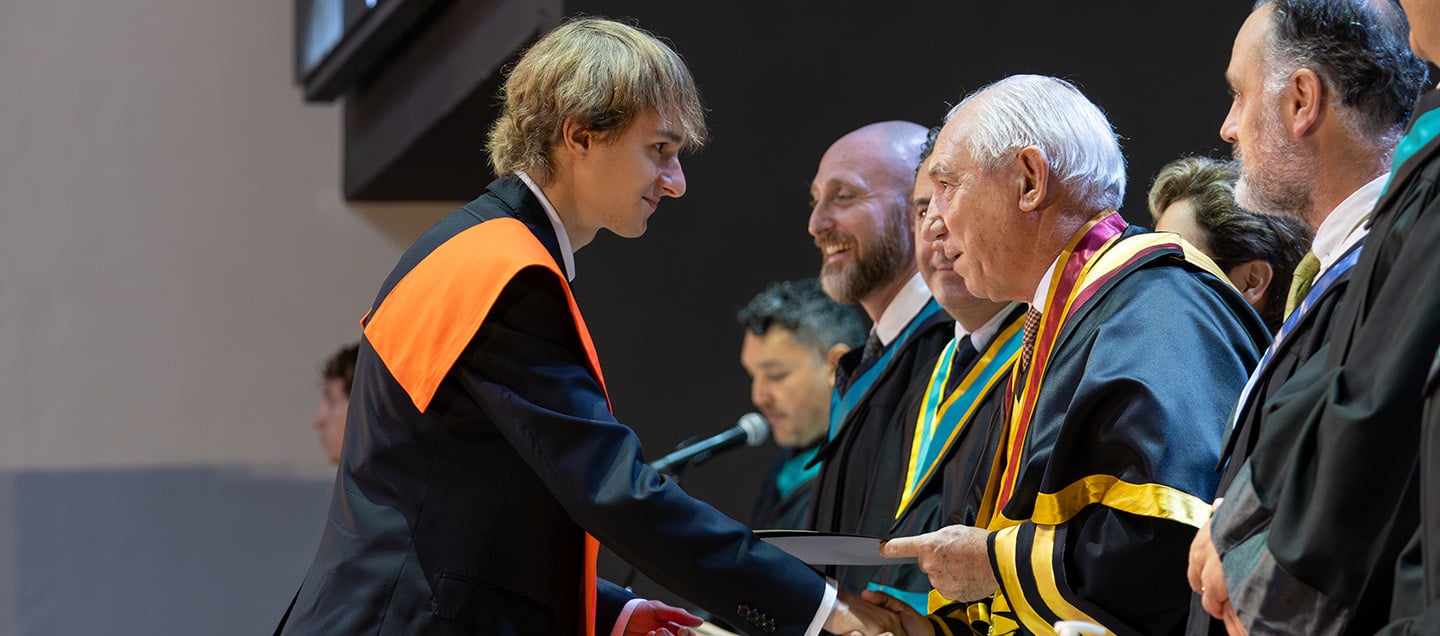 foto del articulo Primer egresado del programa de doble titulación con Schmalkalden University