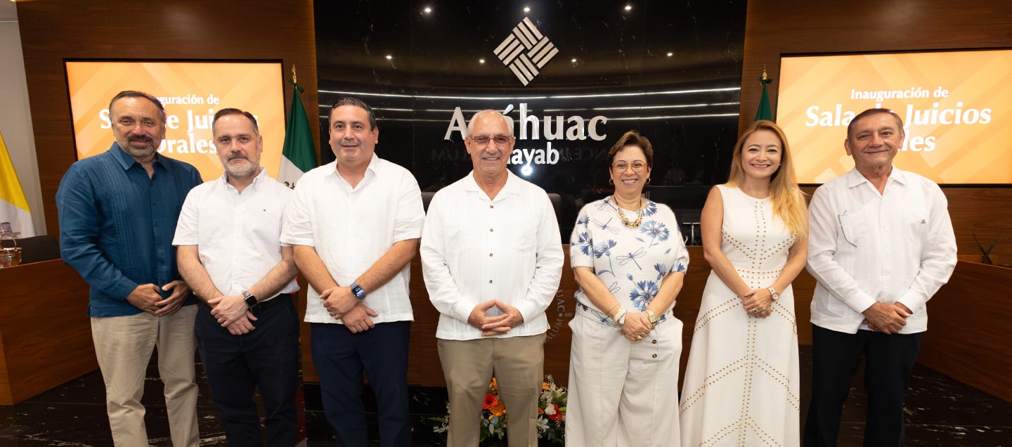 foto del articulo Anáhuac Mayab reinaugura Sala de Juicios Oralesen la Anáhuac Mayab
