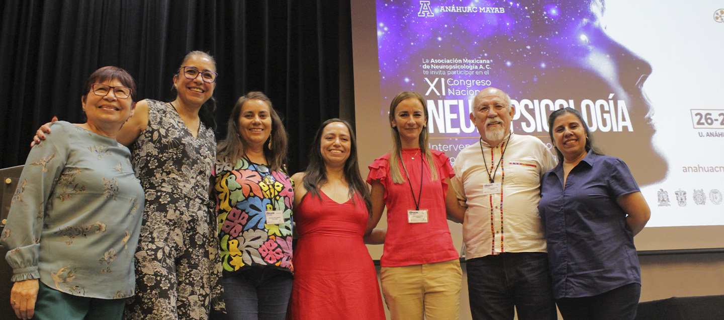Asistentes del XI Congreso Nacional de Neuropsicología en la Universidad Anáhuac Mayab