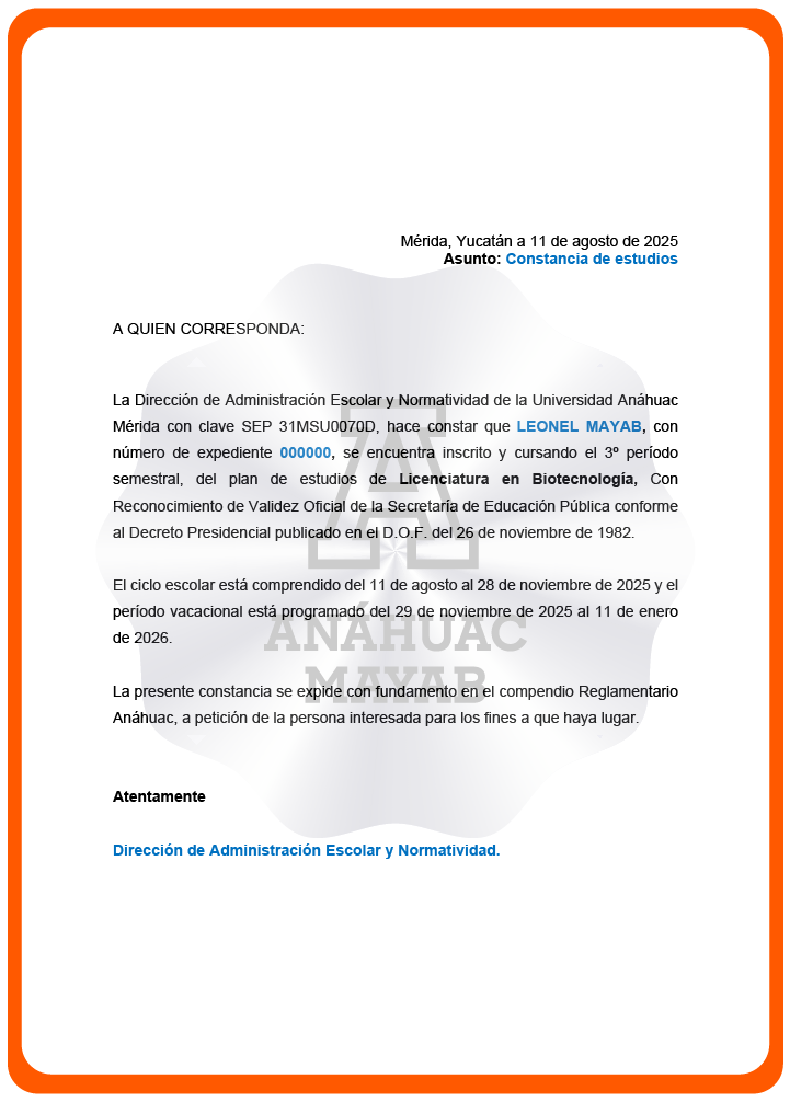 Documento del trámite