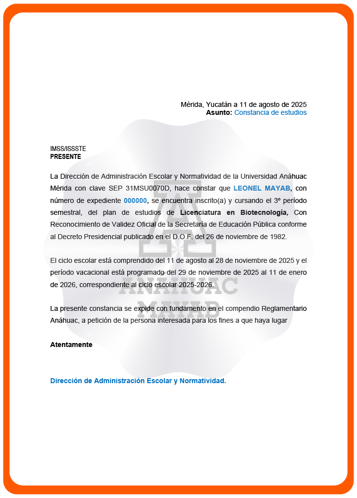 Documento del trámite