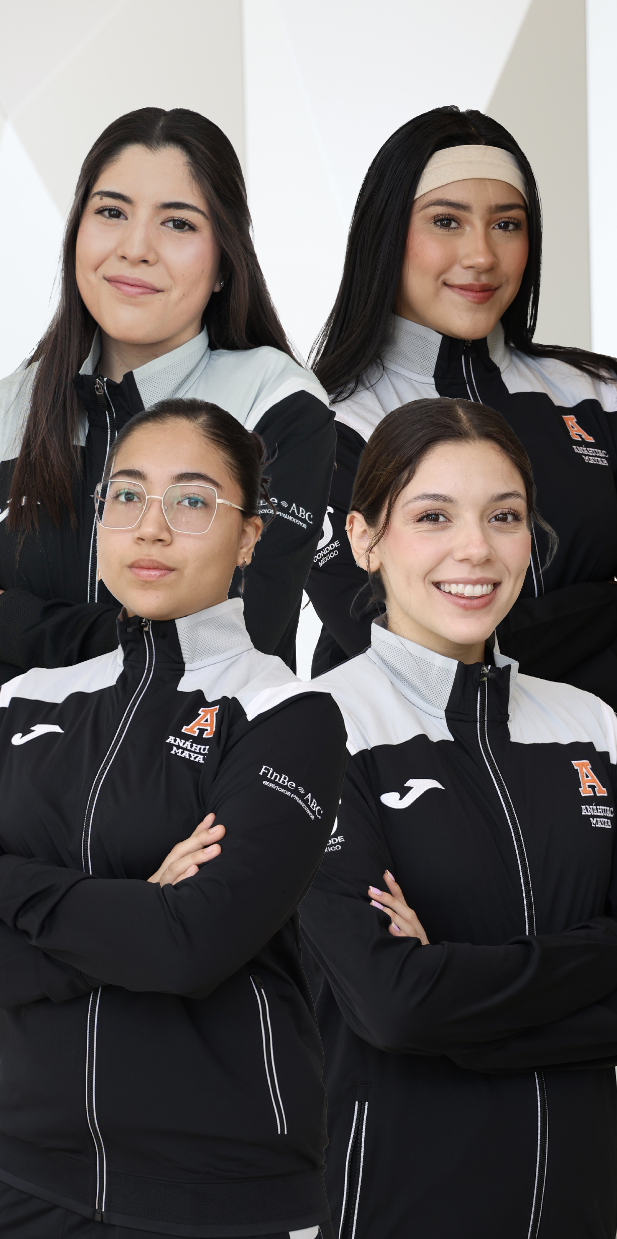 Nerfeti Serrano, Keila Dimayuga, Jaqueline González e Ingrid Gordillo
