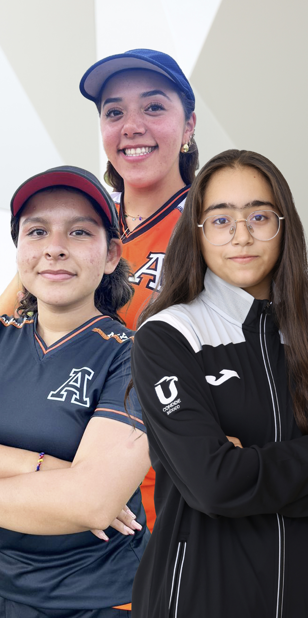 Isis Rentería, María Toledo y Aimé Romero
