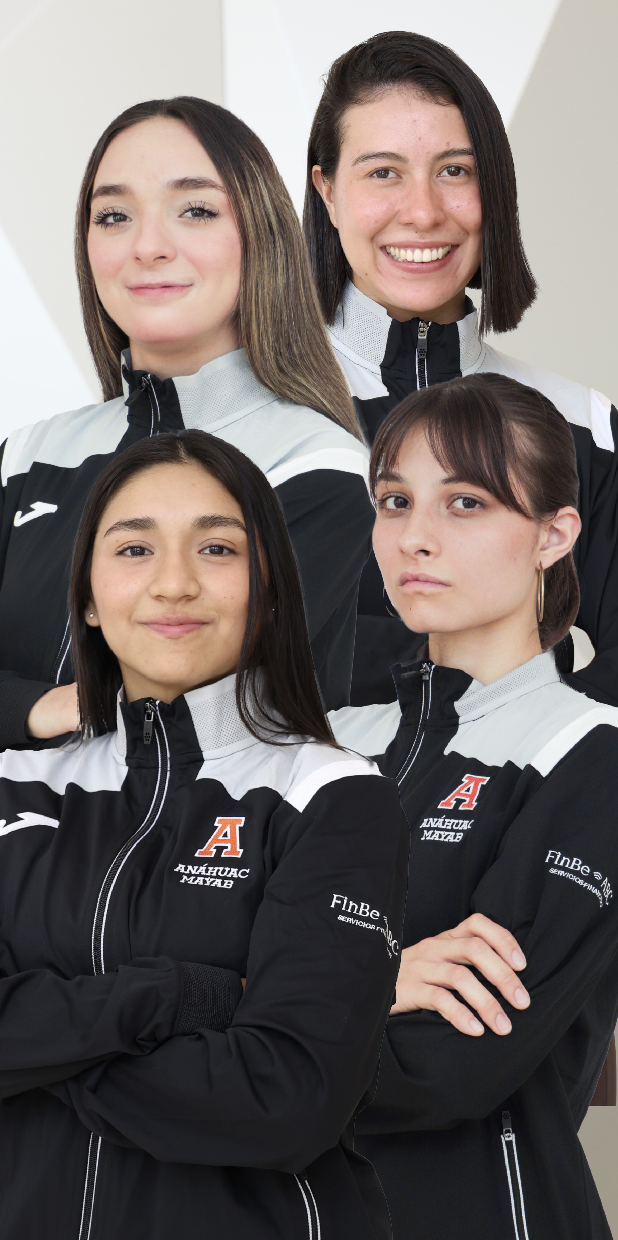 Camila Valle, Andrea García, Mía Zaldívar y Jessica Noz